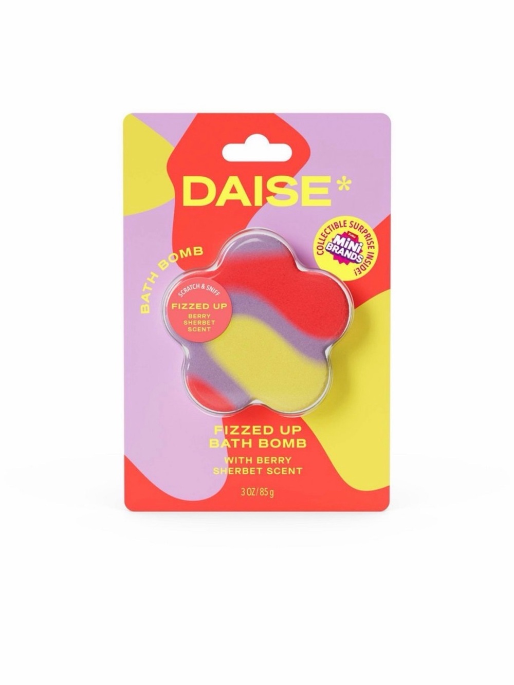 Daise Bath Bomb w/Mini Collectable in Berry Sherbert